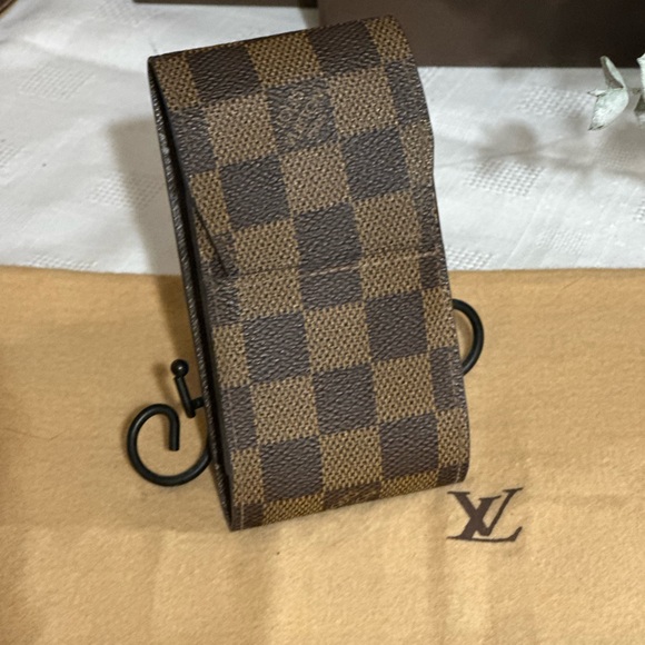 Louis Vuitton Canvas Damier Ebene Cigarette Case - Picture 1 of 13